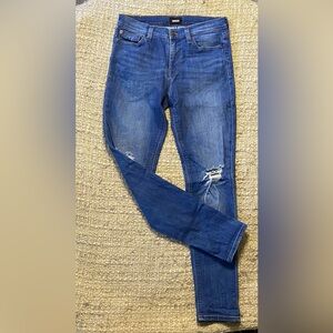 Hudson Jeans Natalie Super Skinny Distressed Denim Size 28